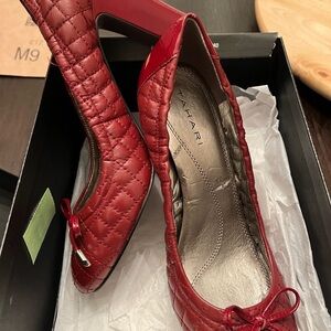 NEW.   tahari red dress shoes
